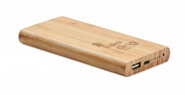 Logotrade promotional item image of: 6000 mAh Bamboo power bank